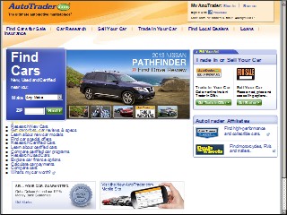 Web site www.autotrader.com, Medlin Mazda