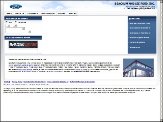 Web site https://www.beachumleeford.com, Beachum & Lee Ford