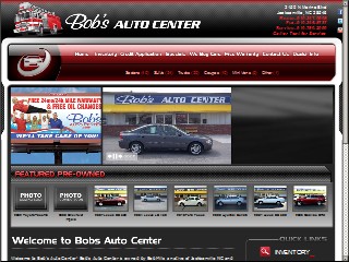 Web site www.bobsautocenter.com, Bob Mills Mitsubishi