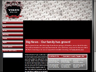 Web site www.centralcarolinatrucks.com, Central Carolina White GMC