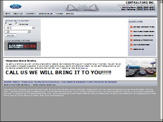 Web site www.centralfordinc.com, Central Ford