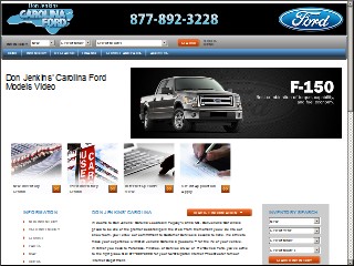 Web site www.donjenkinsford.net, Crossroads Ford of Fuquay-Varina
