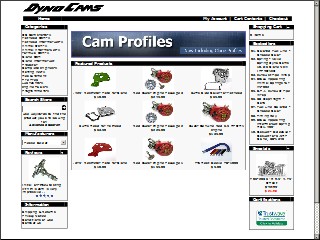 Web site www.dynocams.com, DynoCams