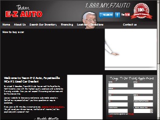 Web site www.ezautoonline.com, E Z Auto