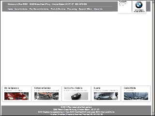 Web site www.flowbmw.com, Flow BMW of Winston-Salem
