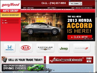 Web site www.gerrywoodauto.com, Gerry Wood Honda Parts