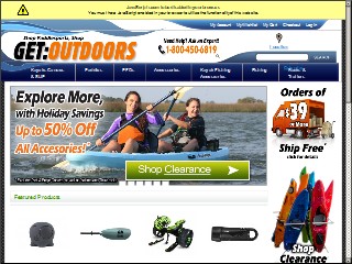 Web site www.getoutdoors.us, Paddle Creek