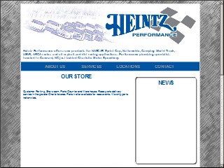 Web site www.heintzperformance.com, Heintz Performance Inc