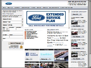 Web site www.kenwilsonford.net, Ken Wilson Heavy Truck Center