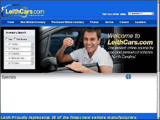 Web site www.leithinc.com, Leith Jaguar