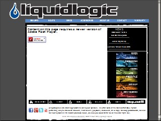 Web site www.liquidlogickayaks.com, Liquid Logic