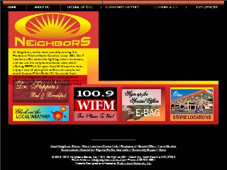 Web site www.neighborsstores.com, Neighbors Stores