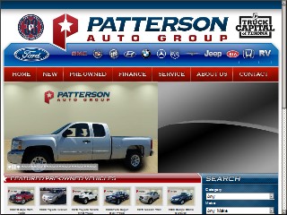 Web site www.pattersonauto.com, Patterson Inc