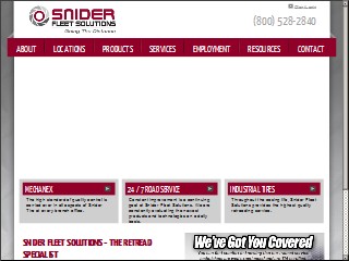 Web site www.snidertire.com, Snider Tire Inc