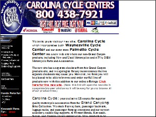 Web site www.waynesvillecycle.com, Waynesville Cycle Ctr
