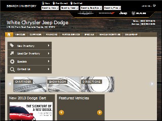 Web site www.white-jeep.fivestardealers.com, White Chrysler Jeep Dodge, LLC