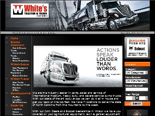 Web site www.whitestractor.com, White's International Trucks